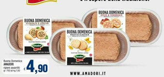Famila Amadori Speck E Formaggio Saporito Polpettone Con Carne Di Tacchino Buona Domenica 700 G(ml) offerta