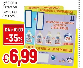 Famila Lysoform Detersivo lavatrice offerta