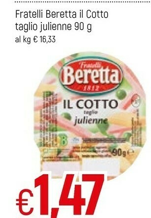 Famila Beretta Prosciutto cotto offerta