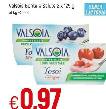 Famila Valsoia Yogurt offerta