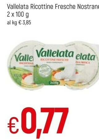 Famila Vallelata Ricotta offerta