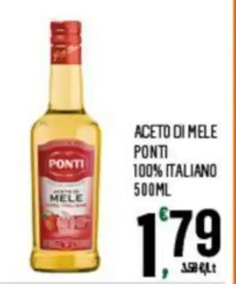 Despar ACETO DI MELE PONTI 100% ITALIANO 500ML offerta