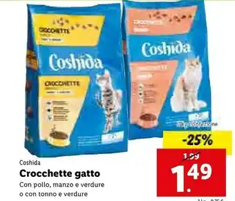 Lidl Coshida Crocchette Gatto Con Pollo offerta