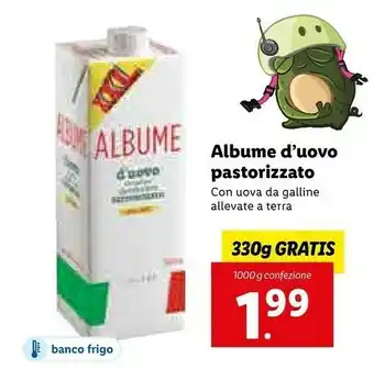 Albume D'uovo Pastorizzato Con Uova Da Galline Allevate A Terra