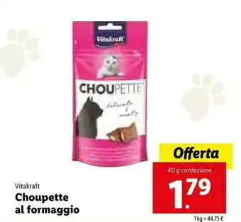 Lidl Vitakraft Choupette Cibo Secco Per Gatti Adulto Maiale, Trinciapollo, Vegetale 40 G offerta