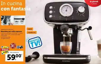 Lidl Silvercrest Kitchen Tools Macchina Per Caffè Espresso offerta