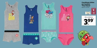 Lidl Coordinato Intimo Per Bambini offerta
