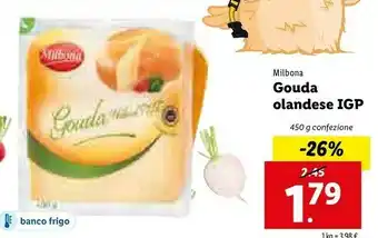 Lidl Milbona - Gouda 450 G(ml) offerta