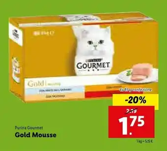 Lidl Purina Gourmet Gold Mousse offerta