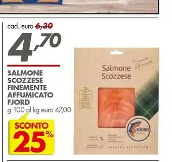 Italmark Fjord Salmone affumicato offerta