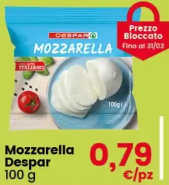 Despar Mozzarella Despar 100 g offerta