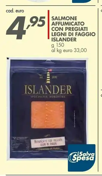 Italmark Islander Salmone affumicato offerta