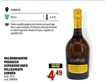 Metro Perlage Prosecco offerta