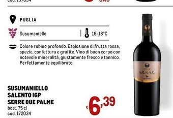 Metro Rubino Vino offerta