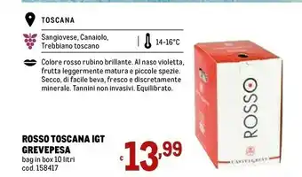 Metro Trebbiano Vino rosso offerta