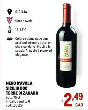 Rubino Nero d'Avola