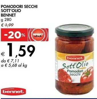 Bennet Bennet Pomodori Secchi Sott'Olio offerta