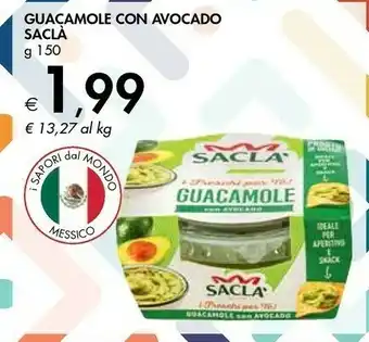 Bennet Saclà Guacamole Con Avocado offerta