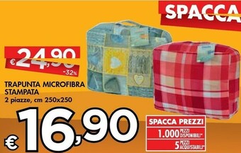 Bennet Trapunta Microfibra Stampata offerta