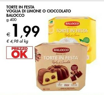 Balocco Torte In Festa Voglia Di Limone O Cioccolato