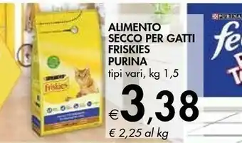 Bennet Purina Alimento Secco Per Gatti Friskies offerta