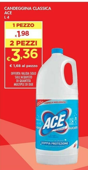Bennet Ace Candeggina Classica offerta