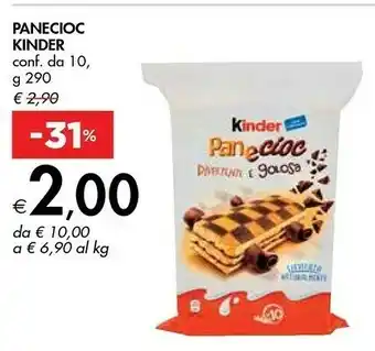 Bennet Ferrero Panecioc Kinder offerta