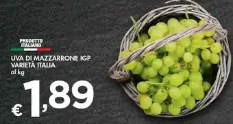 Bennet Uva Di Mazzarrone IGP Varietà Italia offerta