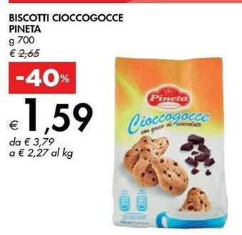 Bennet Pineta Biscotti Cioccogocce offerta