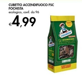 Bennet Fochista Cubetto Accendifuoco Fsc offerta
