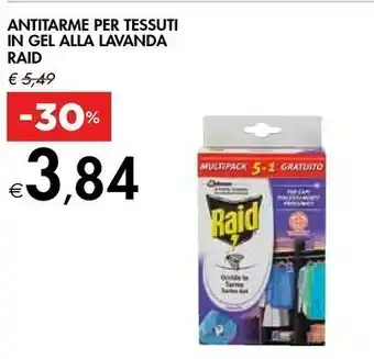 Bennet Raid Antitarme Per Tessuti In Gel Alla Lavanda offerta