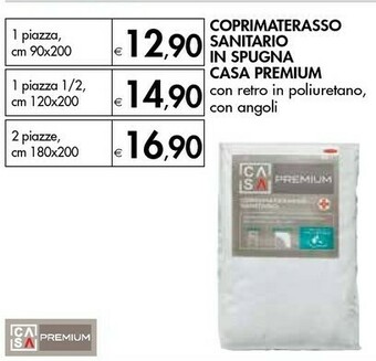 Bennet Casa Premium Coprimaterasso Sanitario In Spugna offerta