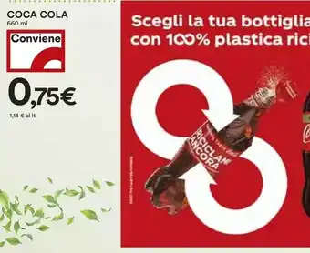Coop Coca-Cola - Coca-Cola 660 G(ml) offerta