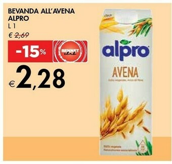 Bennet Alpro Bevanda All'avena offerta