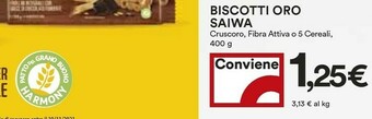 Coop Saiwa Cruscoro Oro 400 G(ml) offerta