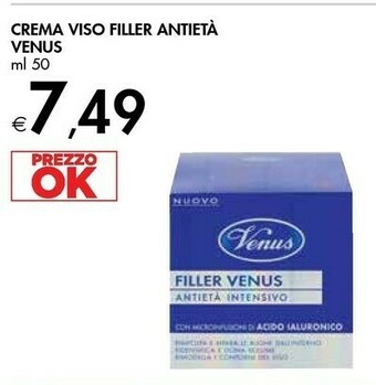Venus Crema Viso Filler Antietà