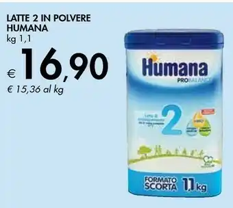 Bennet Humana Latte 2 In Polvere offerta