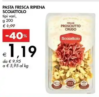 Bennet Scoiattolo Pasta Fresca Ripiena offerta
