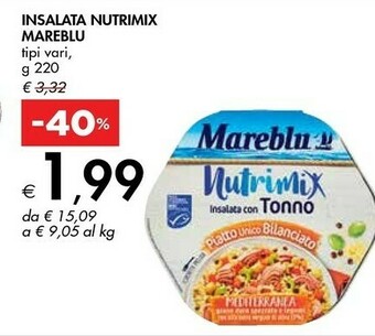 Bennet Mareblu Insalata Nutrimix offerta