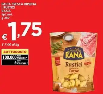 Bennet Rana Pasta Fresca Ripiena I Rustici offerta