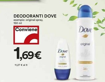 Coop Dove Deodoranti offerta