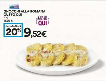 Coop Gnocchi Alla Romana Gusto Qui offerta