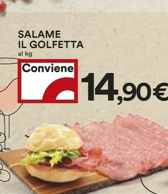 Coop Il Golfetta Salame offerta