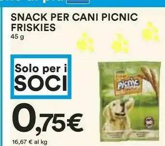 Coop Purina Snack Per Cani Picnic Friskies offerta