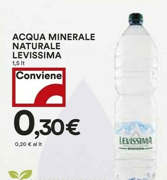 Coop Levissima Acqua Minerale Naturale offerta