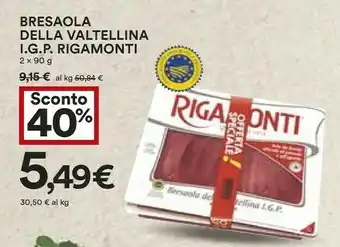 Coop Rigamonti Bresaola Della Valtellina 90 G(ml) offerta