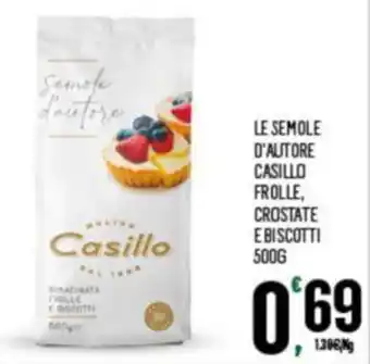Despar LE SEMOLE D'AUTORE CASILLO FROLLE CROSTATE E BISCOTTI 500 g offerta