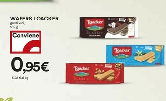 Coop Loacker Wafer Vaniglia offerta
