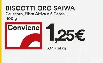 Coop Saiwa Cruscoro Oro 400 G(ml) offerta