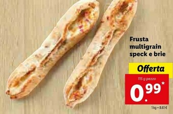 Lidl Frusta Multigrain Speck E Brie offerta